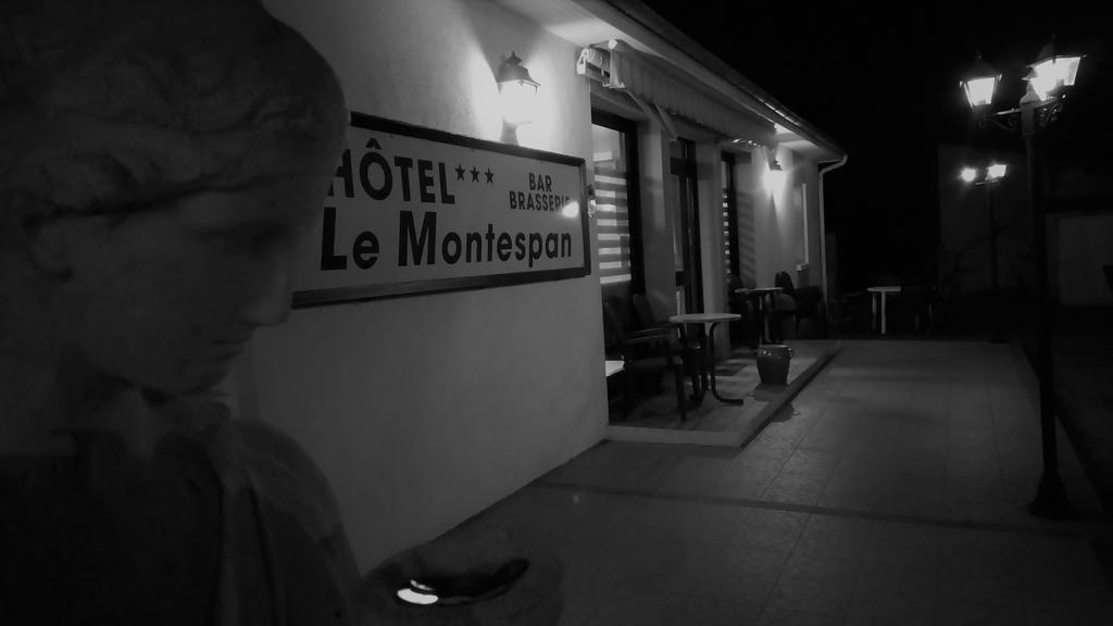 Hotel Montespan Lussac-les-Châteaux Exterior foto
